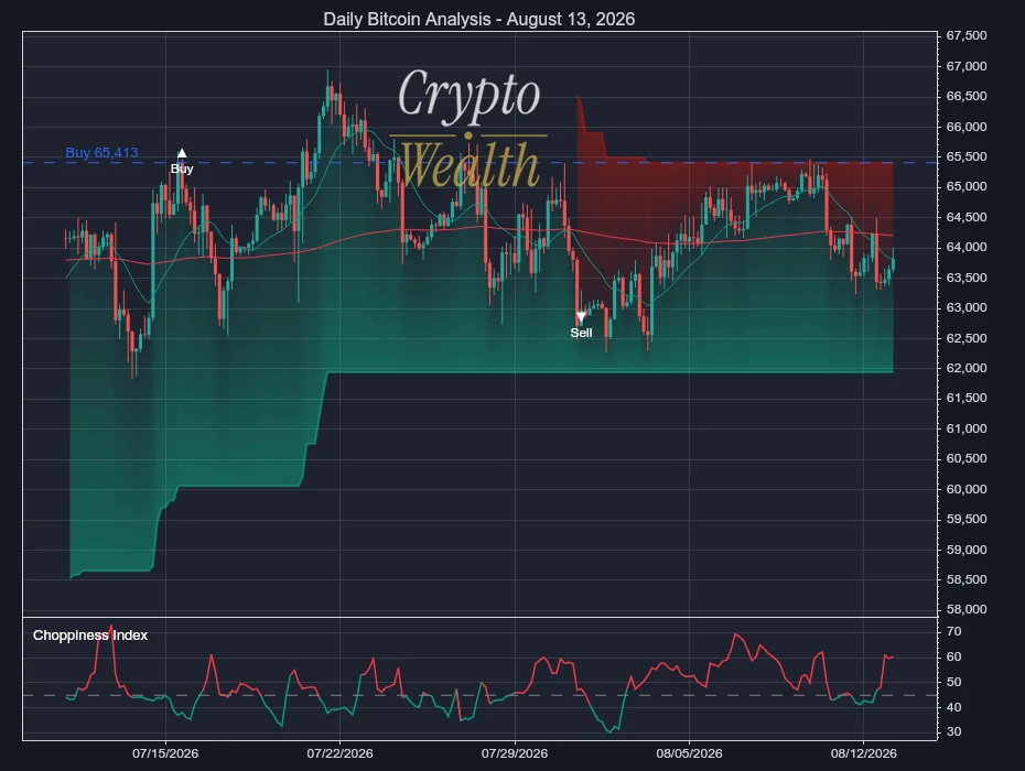 Bitcoin Analysis August 13, 2026: 1 of 4 Buy Tests Met